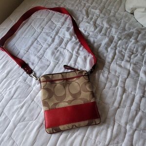 Coach logo C crossbody purse